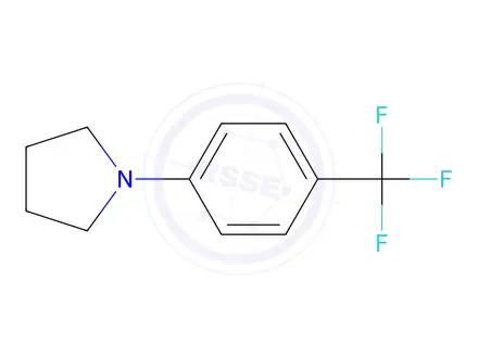 Chemical structure of Pyrrolidine, 1-[4-(trifluoroMethyl)phenyl]-
