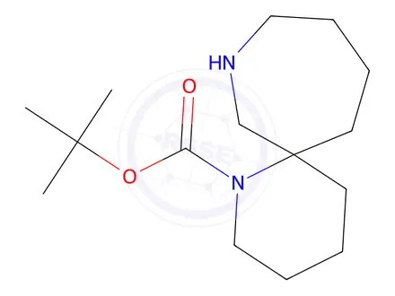 Chemical structure of Tert-butyl 1,8-diazaspiro[5.6]Dodecane-1-carboxylate
