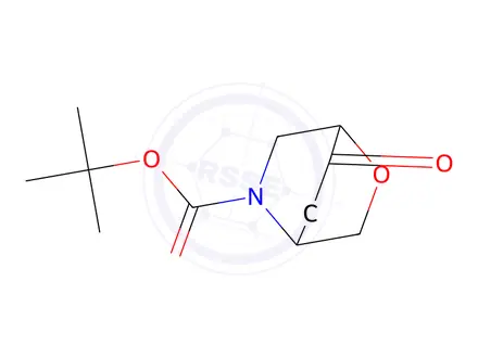 Chemical structure of Tert-butyl 7-oxo-2-oxa-5-azabicyclo[2.2.2]Octane-5-carboxylate