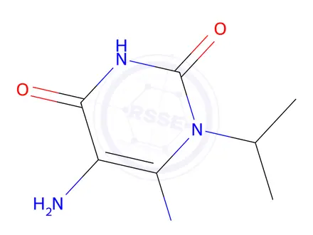 Chemical structure of 5,6-DIAMINO-1-ISOPROPYLURACIL