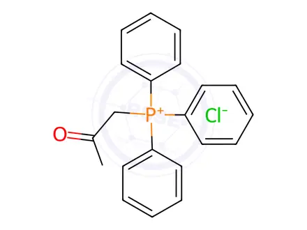 Chemical structure of Acetonyl(triphenyl)phosphonium Chloride