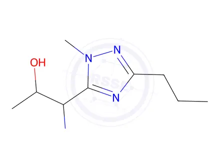 Chemical structure of 1-Amino-1-(1-methyl-3-propyl-1h-1,2,4-triazol-5-yl)propan-2-ol