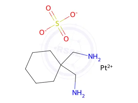 Chemical structure of Spiroplatin