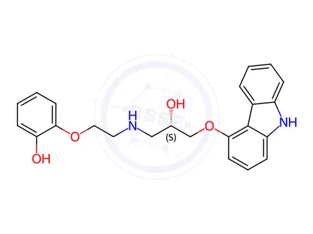 Chemical structure of Carvedilol Impurity 21