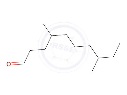 Chemical structure of 4,8-Dimethyldecanal