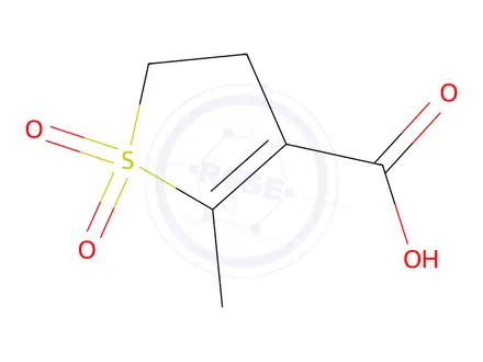 Chemical structure of 2-Methyl-4,5-dihydrothiophene-3-carboxylic Acid 1,1-Dioxide