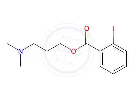Chemical structure of 3-(Dimethylamino)propyl 2-iodobenzoate