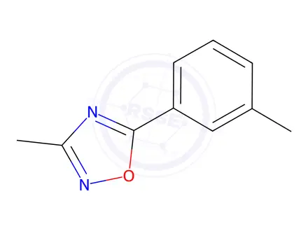 Chemical structure of 3-Methyl-5-(3-methylphenyl)-1,2,4-oxadiazole