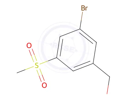 Chemical structure of (3-Bromo-5-(methylsulfonyl)phenyl)methanol