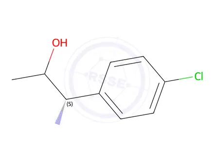 Chemical structure of (1S)-1-amino-1-(4-chlorophenyl)propan-2-ol