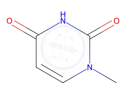 Chemical structure of 1-Methyluracil