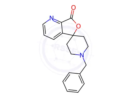 Chemical structure of 1‘-benzyl-7H-spiro[furo[3,4-b]pyridine-5,4’-piperidin]-7-one