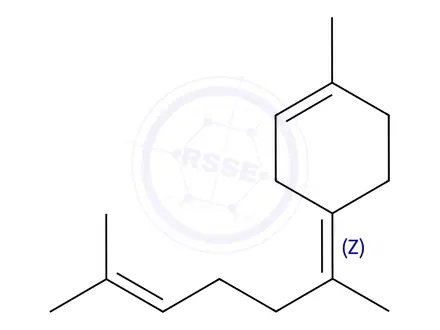 Chemical structure of (Z)-γ-Bisabolene