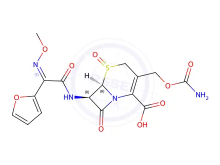 Chemical structure of Cefuroxime Sodium Oxide Impurity 1