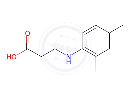 Chemical structure of 3-((2,4-dimethylphenyl)amino)propanoic acid(WXC09528)