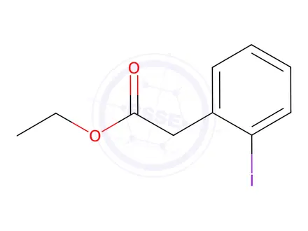 Chemical structure of Ethyl 2-(2-iodophenyl)acetate