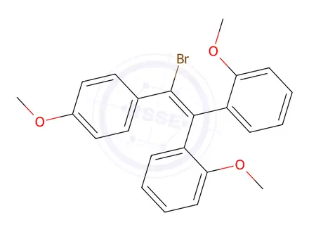 Chemical structure of Chlorotrianisene Impurity 60