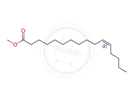 Chemical structure of Methyl (Z)-11-Hexadecenoate