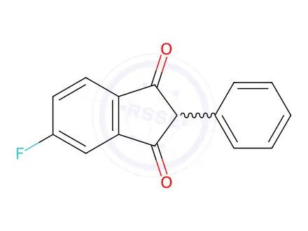 Chemical structure of Fluindione Impurity 30