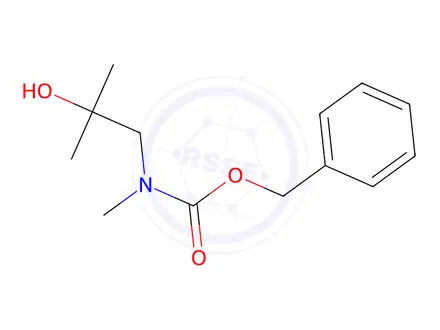 Chemical structure of Benzyl (2-hydroxy-2-methylpropyl)(methyl)carbamate
