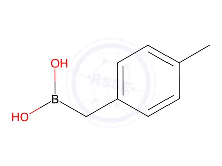 Chemical structure of Boronic acid, B-[(4-methylphenyl)methyl]-