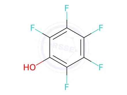 Chemical structure of Pentafluorophenol