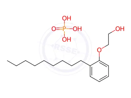 Chemical structure of Ethoxylated Nonylphenol Phosphate