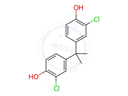 Chemical structure of Bisphenol A Impurity 22