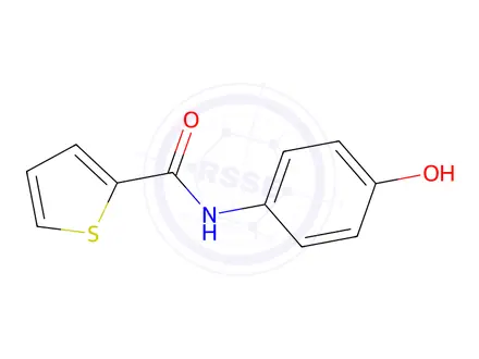 Chemical structure of N-(4-Hydroxyphenyl)thiophene-2-carboxamide