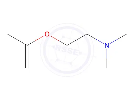 Chemical structure of Ethanamine, N,N-dimethyl-2-[(1-methylethenyl)oxy]-(9CI)