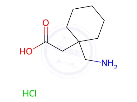 Chemical structure of Gabapentin HCl