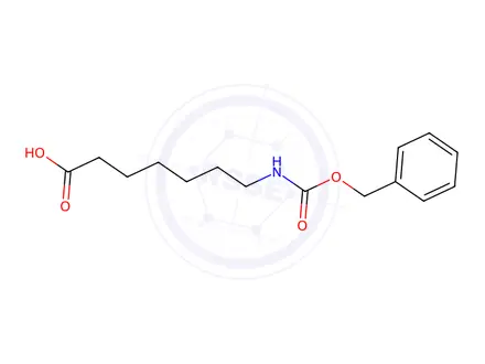 Chemical structure of 7-{[(Benzyloxy)carbonyl]amino}heptanoic Acid