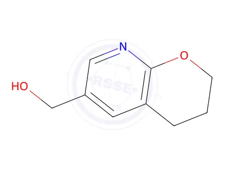 Chemical structure of (3,4-Dihydro-2H-pyrano[2,3-b]pyridin-6-yl)methanol