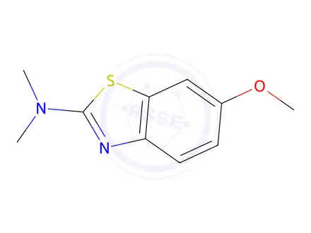 Chemical structure of 6-Methoxy-N,N-dimethylbenzo[d]thiazol-2-amine