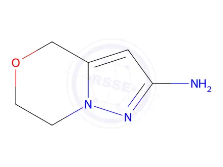 Chemical structure of 6,7-dihydro-4H-pyrazolo[5,1-c][1,4]oxazin-2-amine