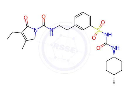Chemical structure of Glimepiride-Impurity D