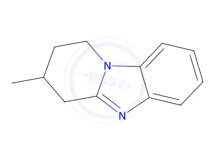 Chemical structure of Pyrido[1,2-a]benzimidazole, 1,2,3,4-tetrahydro-3-methyl-(9CI)