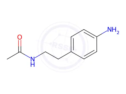 Chemical structure of N-(4-aminophenethyl)acetamide