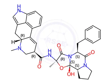 Chemical structure of Dihydroergotamine EP Impurity A