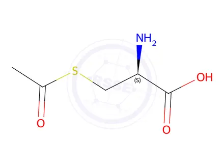 Chemical structure of Acetylcysteine Impurity 120