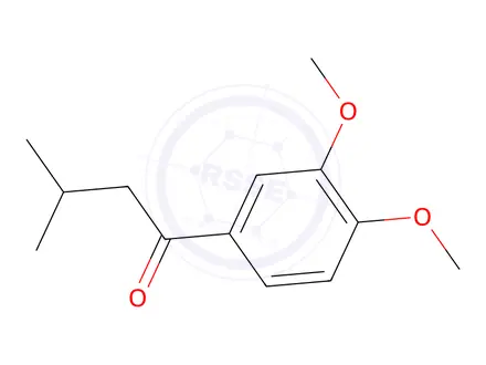 Chemical structure of 1-(3,4-DiMethoxy-phenyl)-3-Methyl-butan-1-one