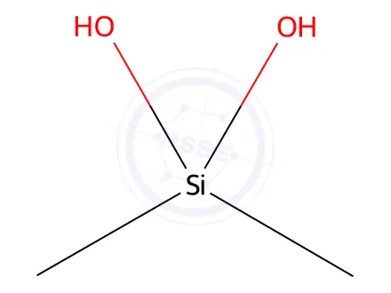 Chemical structure of Simethicone Impurity 1 (Dimethylsilanediol)