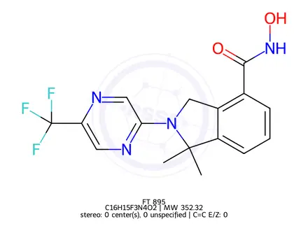 Chemical structure of FT 895