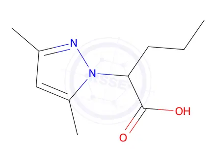 Chemical structure of 2-(3,5-Dimethyl-1H-pyrazol-1-yl)pentanoic acid