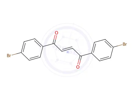Chemical structure of (2E)-1,4-Bis(4-bromophenyl)-2-butene-1,4-dione