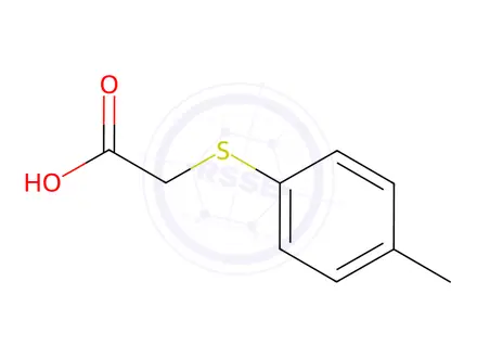 Chemical structure of 4-Methyl Phenyl Thioacetic Acid