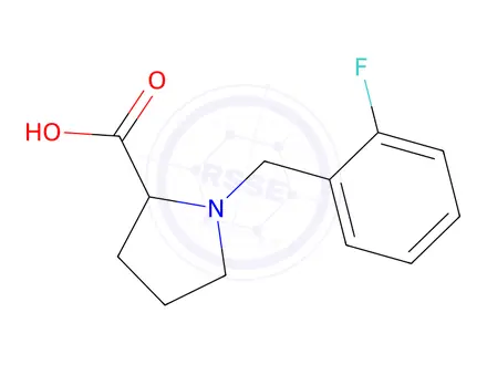 Chemical structure of (2-Fluorobenzyl)proline