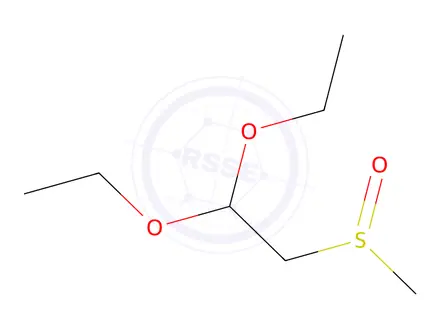 Chemical structure of 1,1-Diethoxy-2-methanesulfinylethane