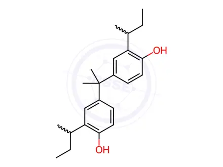 Chemical structure of 2,2-BIS(3-SEC-BUTYL-4-HYDROXYPHENYL)PROPANE