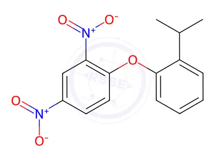 Chemical structure of o-Isopropylphenyl 2,4-dinitrophenyl ether